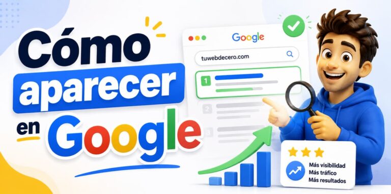 como aparecer en google