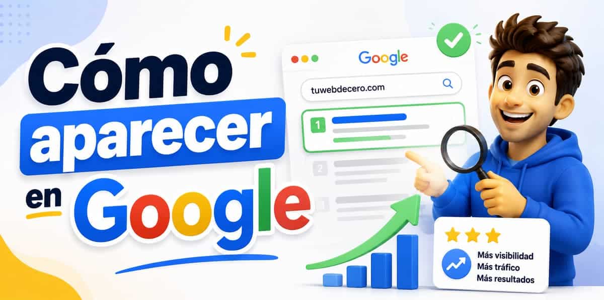 como aparecer en google